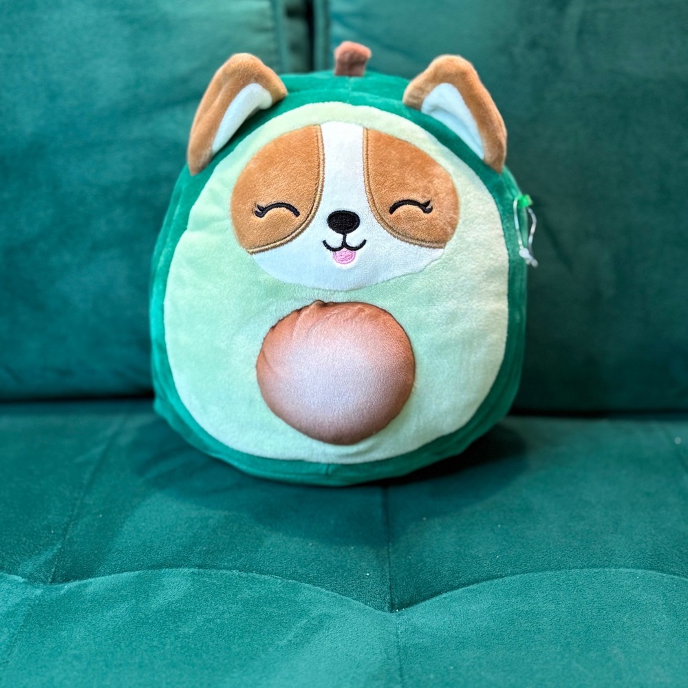 Squishmallows Avocado Dog Plush Stuffed Animal Pal Cute‎ Kawaii Pillow